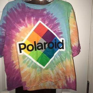 Polaroid Tie Dye Crop Top